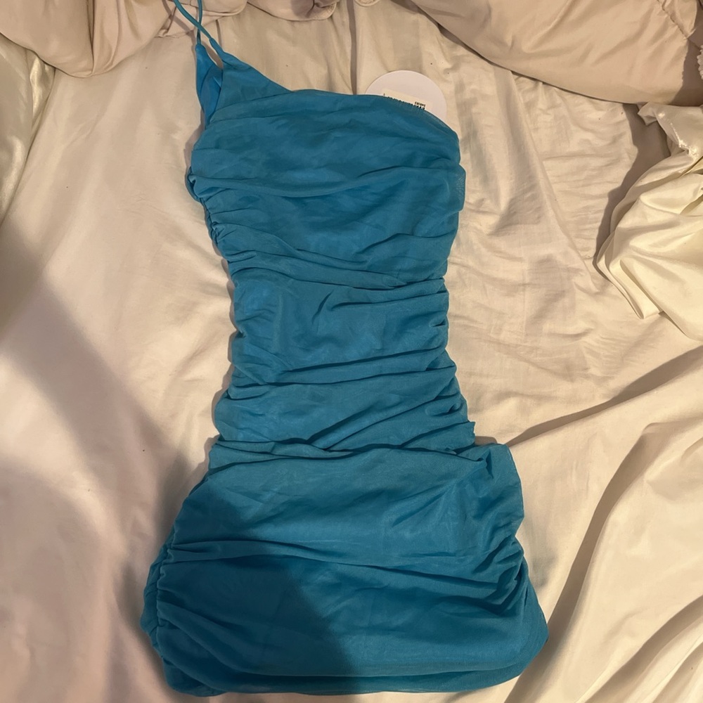 Teal dress
